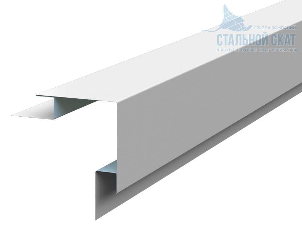 Планка угла наружного сложного 75х75х3000 (ПЭ-01-9010-0.45) в Одинцово
