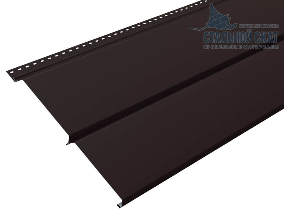 Сайдинг Lбрус-XL-14х335 (VALORI-20-DarkBrown-0.5) в Одинцово