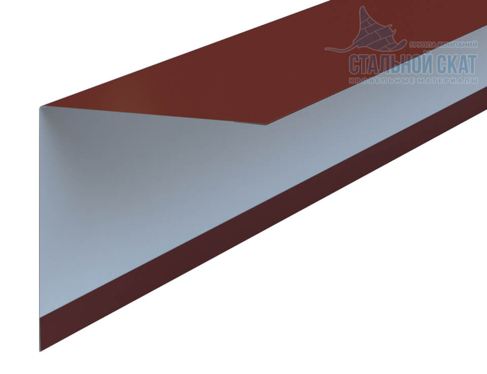 Фото: Планка угла наружного 75х75х3000 (PURMAN-20-Argillite-0.5) в Одинцово