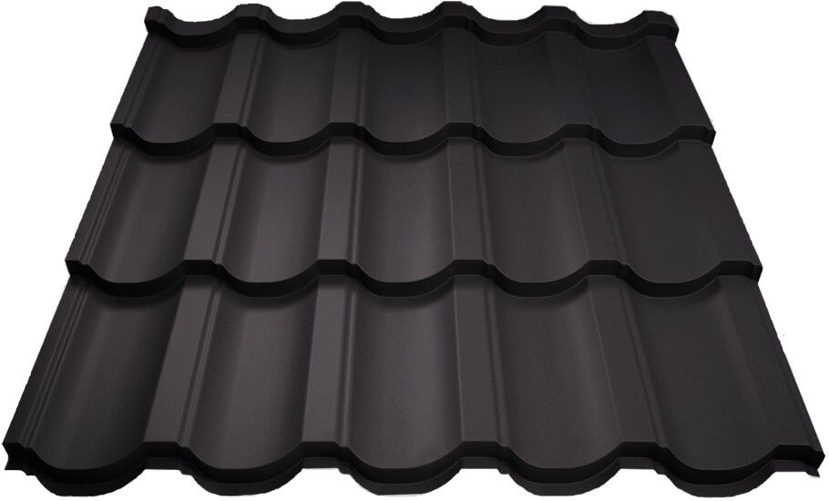 Металлочерепица МП Трамонтана-SL (VALORI-20-Темный Сланец-0.5)