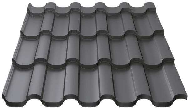 Металлочерепица МП Монтекристо-XL (PURETAN-20-RR23-0.5)